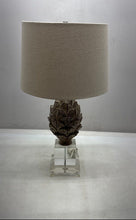 Load image into Gallery viewer, Home Decorative Beige Portable Electric Artichoke Table Lamp Not Tested