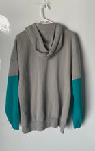 Load image into Gallery viewer, Nike Mens Gray Long Sleeve Miami Dolphins Football-NFL Pullover Hoodie Size S