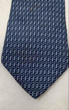 Load image into Gallery viewer, Tommy Hilfiger Mens Blue Printed Adjustable Formal Designer Tie