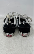 Load image into Gallery viewer, Vans Boys Off The Wall 500714 Black White Lace-Up Low Top Sneakers Shoes Sz 2.5Y