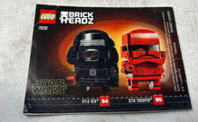 Load image into Gallery viewer, Lot Of 4 Pcs Lego Brick Headz Multicolor Instruction Manual Books