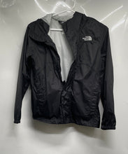 Load image into Gallery viewer, The North Face Boys Black Long Sleeve Hooded Venture 2 Rain Jacket Size M 10/12