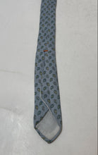 Load image into Gallery viewer, Oscar De La Renta Mens Multicolor Paisley Keeper Loop Adjustable Pointed Tie