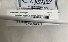 Load image into Gallery viewer, Ashley Womens White Quilted Long Sleeve Hooded Parka Jacket Size XL