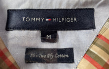 Load image into Gallery viewer, Tommy Hilfiger Mens Multicolor Plaid Cotton Button-Up Shirt Size Medium