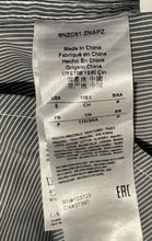 Load image into Gallery viewer, Armani Exchange Mens Gray And White Long Sleeve Collared Button-Up Shirt Size S