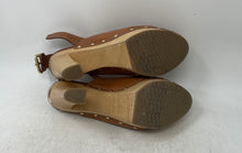 Load image into Gallery viewer, Michael Kors Womens Brown Wood High Block Platform Heels Size 8M