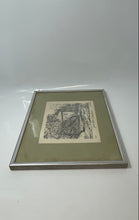 Load image into Gallery viewer, Vintage K Wallis Framed Black And White Landscape Picture Art Painting