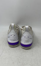 Load image into Gallery viewer, Nike Boys LeBron 16 AQ2465-102 White Purple Lace-Up Low Top Sneakers Shoes Sz 4Y