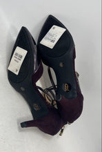 Load image into Gallery viewer, Liz Claiborne Womens Heidi Burgundy Pointed Toe High Strappy Heels Size 9M