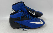 Load image into Gallery viewer, Nike Kids Vapor Pro 3/4 Black Blue Lace-Up Football Cleats Size 4.5Y