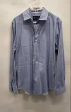 Load image into Gallery viewer, Robert Graham Modern Americana Mens Blue Tailored Fit Button-Up Shirt Size Large