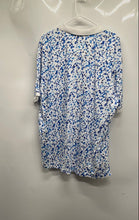 Load image into Gallery viewer, Robert Graham Mens White Blue Short Sleeve Polo Shirt Size Large