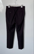 Load image into Gallery viewer, Perry Ellis Portfolio Mens Purple Flat Front Slim Fit Dress Pants Size 29x30