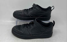 Load image into Gallery viewer, Nike Kids Court Borough Recraft Low Black Leather Sneaker Shoes Size 2.5Y