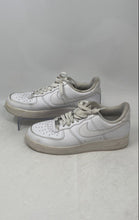 Load image into Gallery viewer, Nike Mens Air Force 1 07 CW2288-111 White Leather Lace-Up Sneaker Shoes Size 8