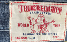 Load image into Gallery viewer, True Religion Mens Blue Denim Classic 5-Pocket Design Straight Leg Jeans Size 36