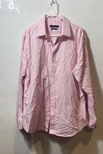 Load image into Gallery viewer, Tommy Hilfiger Mens Pink Long Sleeve Athletic Fit Dress Shirt Size 17 1/2