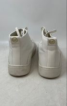Load image into Gallery viewer, Michael Kors Womens Shea White Faux Leather High Top Sneakers Shoes Size 8M