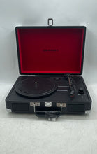 Load image into Gallery viewer, Crosley Black Portable Belt-Drive Suitcase Turntable Record Player Not Tested