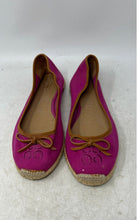 Load image into Gallery viewer, Coach Womens Darcelle Pink Bow Slip-On Espadrille Ballet Flats Size 8