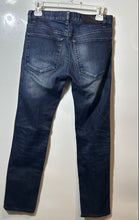 Load image into Gallery viewer, Hugo Boss Mens Blue Denim 5-Pocket Design Straight Jeans Pants Size 29/34