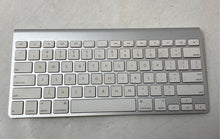 Load image into Gallery viewer, Apple Silver White Compact Portable Wireless Keyboard Model A1314 Untested