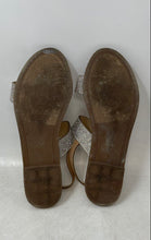 Load image into Gallery viewer, Steve Madden Womens Marisa Beige Rhinestone Studded Slingback Sandals Size 8.5M