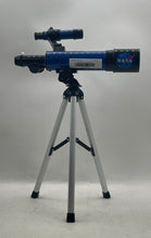 Load image into Gallery viewer, NASA Lunar Blue Equatorial Mount Spotting Refractor Telescope With Tripod