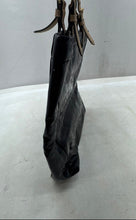 Load image into Gallery viewer, Michael Kors Womens Jet Set Black Beige Signature Patent Leather Tote Handbag