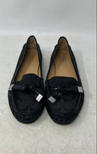 Load image into Gallery viewer, Coach Womens Frida Black Signature Casual Slip-On Loafer Shoes Size 6.5