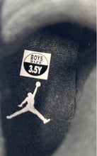 Load image into Gallery viewer, Nike Boys Air Jordan 4 RM Black Low Top Lace-Up Sneaker Shoes Size 3.5Y