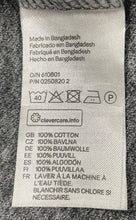 Load image into Gallery viewer, H&M Mens Gray Henley Neck Long Sleeve Pullover T-Shirts Size Large