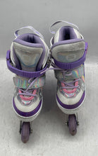 Load image into Gallery viewer, Sulifeel Kids Multicolor Adjustable Ratchet Buckle Inline Roller Skates Sz 28-31