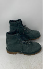 Load image into Gallery viewer, Timberland Boys Premium 6 Inch A1P6A Olive Suede Round Toe Ankle Boots Size 4.5