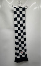 Load image into Gallery viewer, Unisex Black White Checkered Print Beşiktaş J.K. 1903 Soccer Scarf 7" x 66"