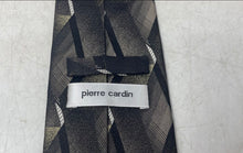 Load image into Gallery viewer, Pierre Cardin Mens Multicolor Geometric Print Silk Adjustable Long Designer Tie