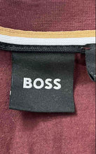 Load image into Gallery viewer, Boss Mens Burgundy Short Sleeve Crew Neck Pullover T-Shirt Size XL