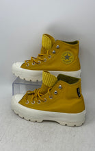 Load image into Gallery viewer, Converse Womens CTAS Lugged Winter Hi 565005C Yellow White Sneaker Shoes Sz 7.5