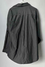 Load image into Gallery viewer, DKNY Mens Gray Cotton Long Sleeve Collared Dress Shirt Size 16 1/2