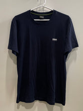 Load image into Gallery viewer, Hugo Boss Mens Dark Blue Cotton Short Sleeve Crew Neck Pullover T-Shirt Size L