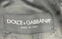 Load image into Gallery viewer, Authentic Dolce & Gabbana Mens Black Single-Breasted Two-Button Blazer Size X