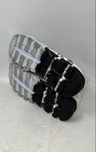 Load image into Gallery viewer, Bronax Mens Black White Lightning Print Low Top Lace-Up Sneaker Shoes Size 45