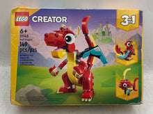 Load image into Gallery viewer, Lego Creator 3-In-1 #31145 Red Dragon 149 Pcs Building Toy Factory Sealed