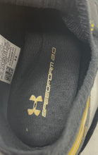 Load image into Gallery viewer, Under Armour Unisex HOVR Phantom 2 IntelliKnit Black Gold Sneaker Shoes M6 W7.5