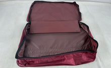 Load image into Gallery viewer, Pierre Cardin Mens Red Outer Pocket Double Handle Zip-Around Travel Duffle Bag