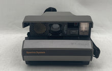Load image into Gallery viewer, Polaroid Brown Spectra System Gray Built-In Flash Instant Film Camera Not Tested