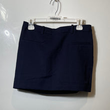 Load image into Gallery viewer, Divided By H&M Womens Blue Side Zip Pockets Tailored Mini Skirt Size 8