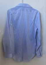Load image into Gallery viewer, Calvin Klein Mens Sky Blue Cotton Slim Fit Non-Iron Dress Shirt Size 15