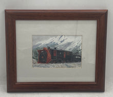 Load image into Gallery viewer, Rag Shop White Pass & Yukon Route Rotary Snowplow No. 1 Framed Wall Art Print